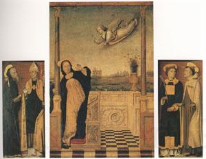 Carlo di Braccesco The Annunciation with Saints A triptych (mk05)